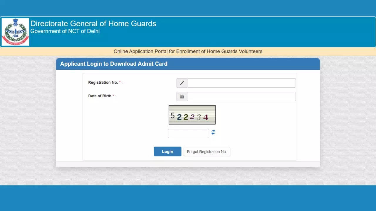 Delhi Home Guard Admit Card 2024