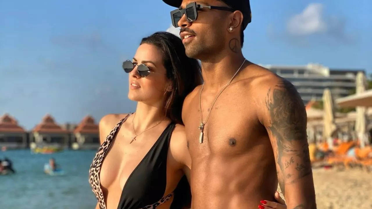 Hardik Pandya and Natasa Stankovic