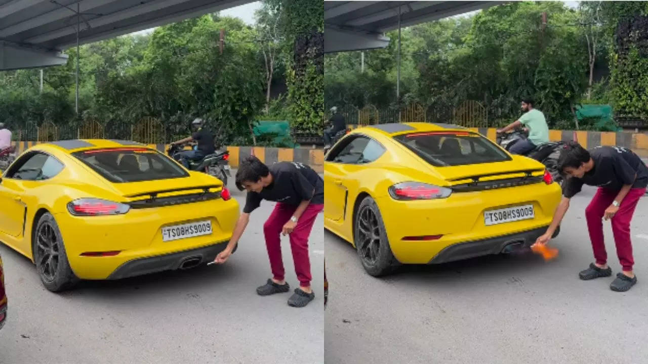 Porsche Car Stunt Video