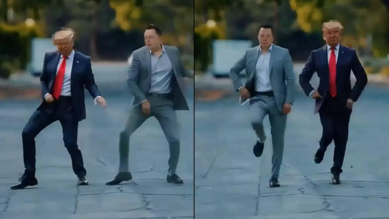 Elon Musk Donald Trump Dance Video