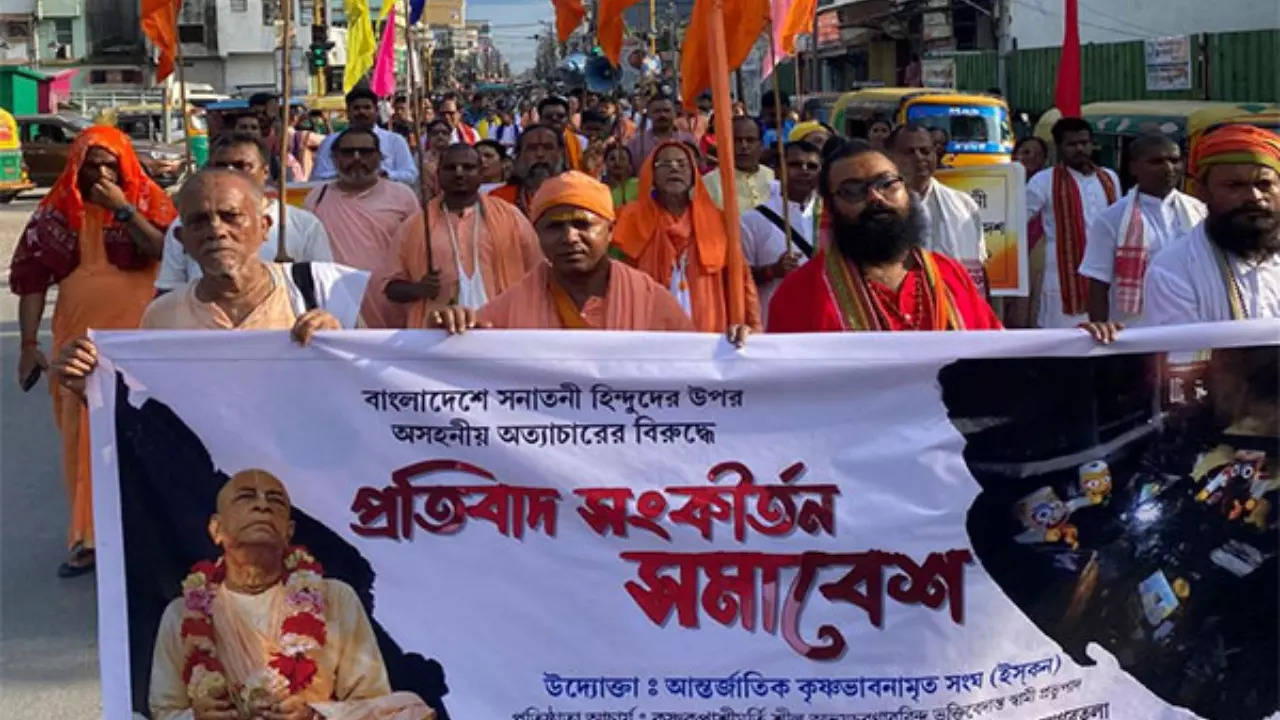 Massive Protest Against Attacks on Hindus