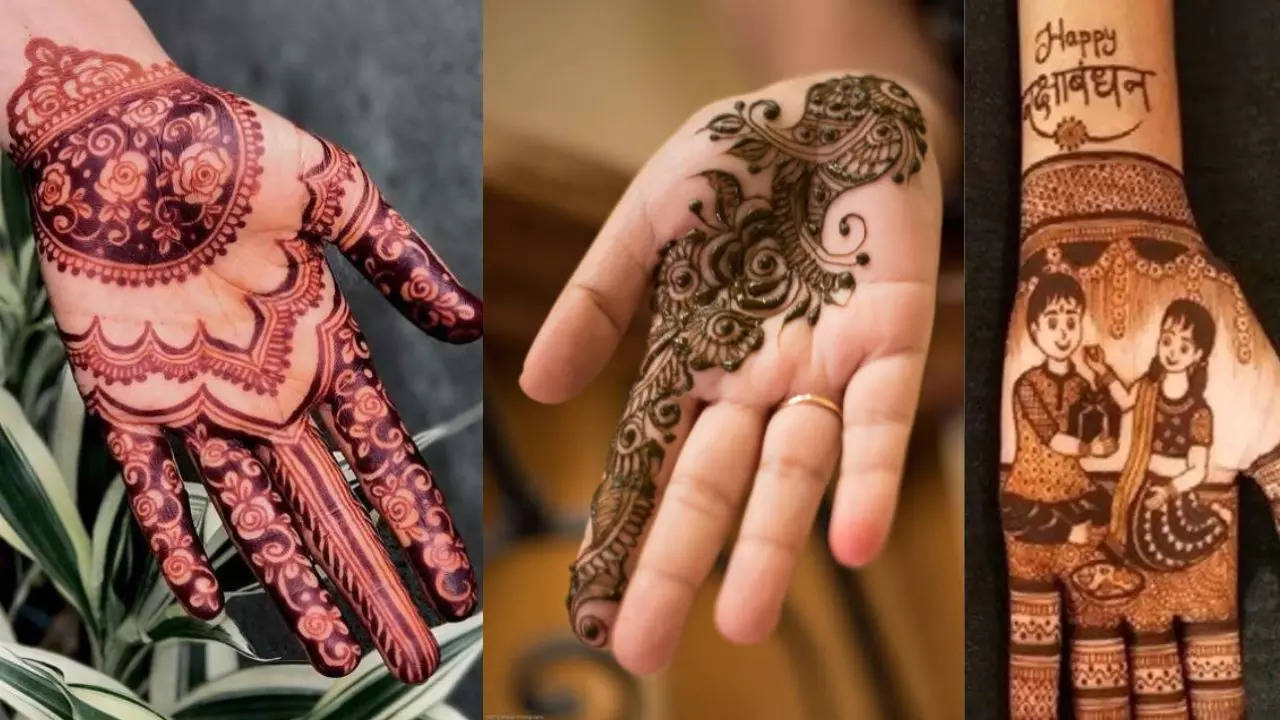 Raksha Bandhan Mehndi Design: राखी के दिन अपने हाथों पर रचाएं ऐसी सुंदर-सुंदर मेहंदी, अभी सेव करें मेहंदी के ये खास और ट्रेंडी डिजाइन्स