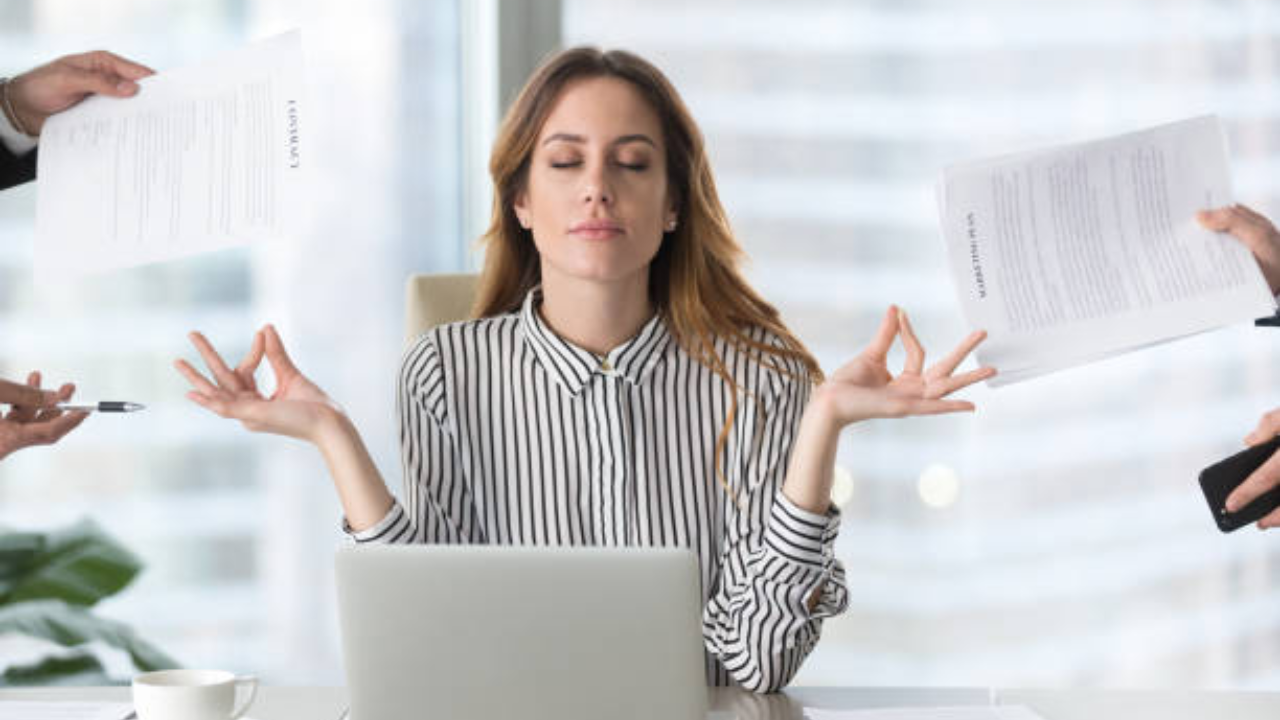 yoga for office employee