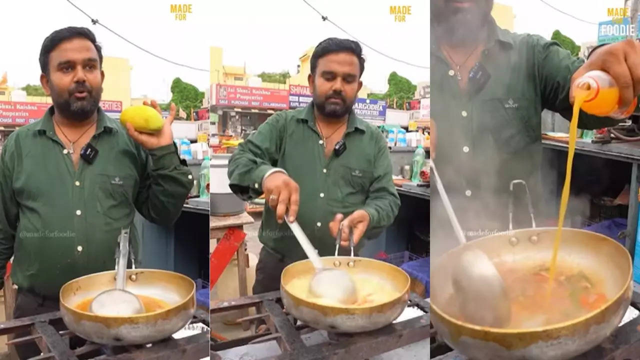 Mango Momos With Maaza