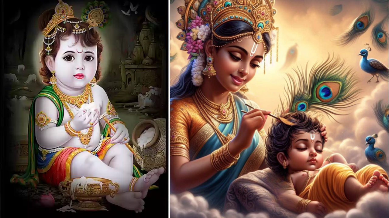 Happy janmashtami 2024, Krishna Photo, bal gopal photo, laddu gopal images wallpaper