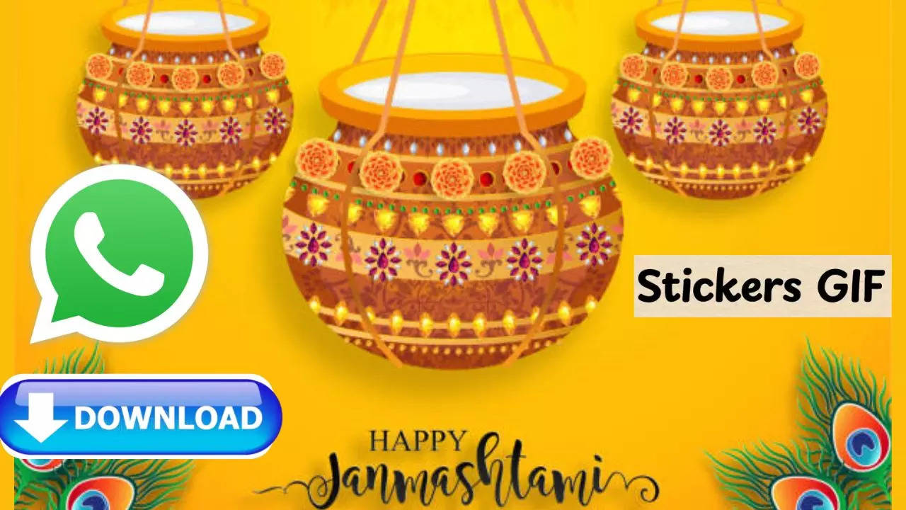 Happy Janmashtami 2024 Best Wishes With Stickers And GIF