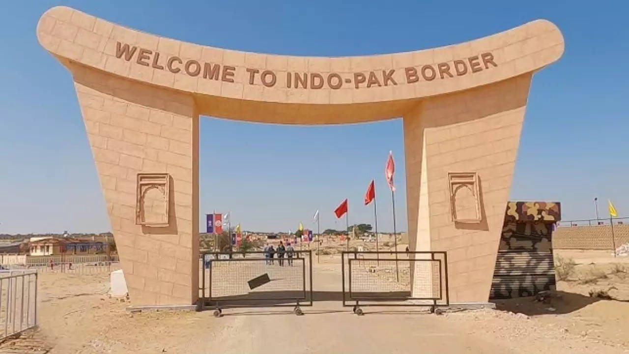 Indo-Pak border in Jaisalmer