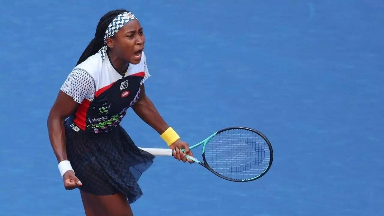 Coco Gauff, Coco Gauff Records, Coco Gauff News, Coco Gauff Updates, Defending champion Coco Gauff, Coco Gauff beats Varvara Gracheva, US open 2024, US open 2024 News, US open 2024 Updates, US open 2024 Records, Tennis News Hindi, Tennis News in Hindi, Sports News in Hindi,