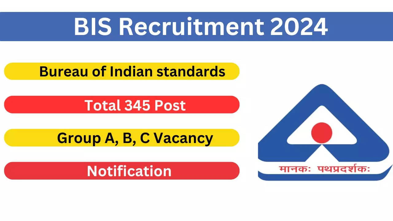 BIS Recruitment 2024 Apply Online for 345 post