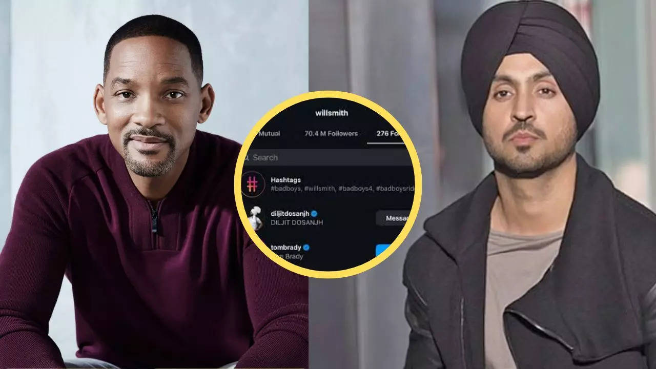 Will Smith Start Following Diljit Dosanjh