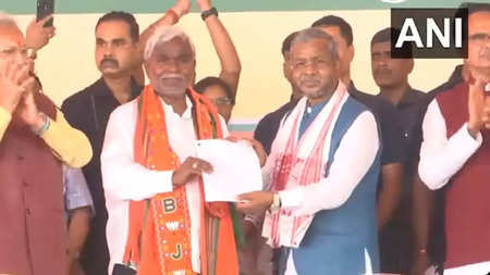 champai soren joins bjp | Times Now Navbharat