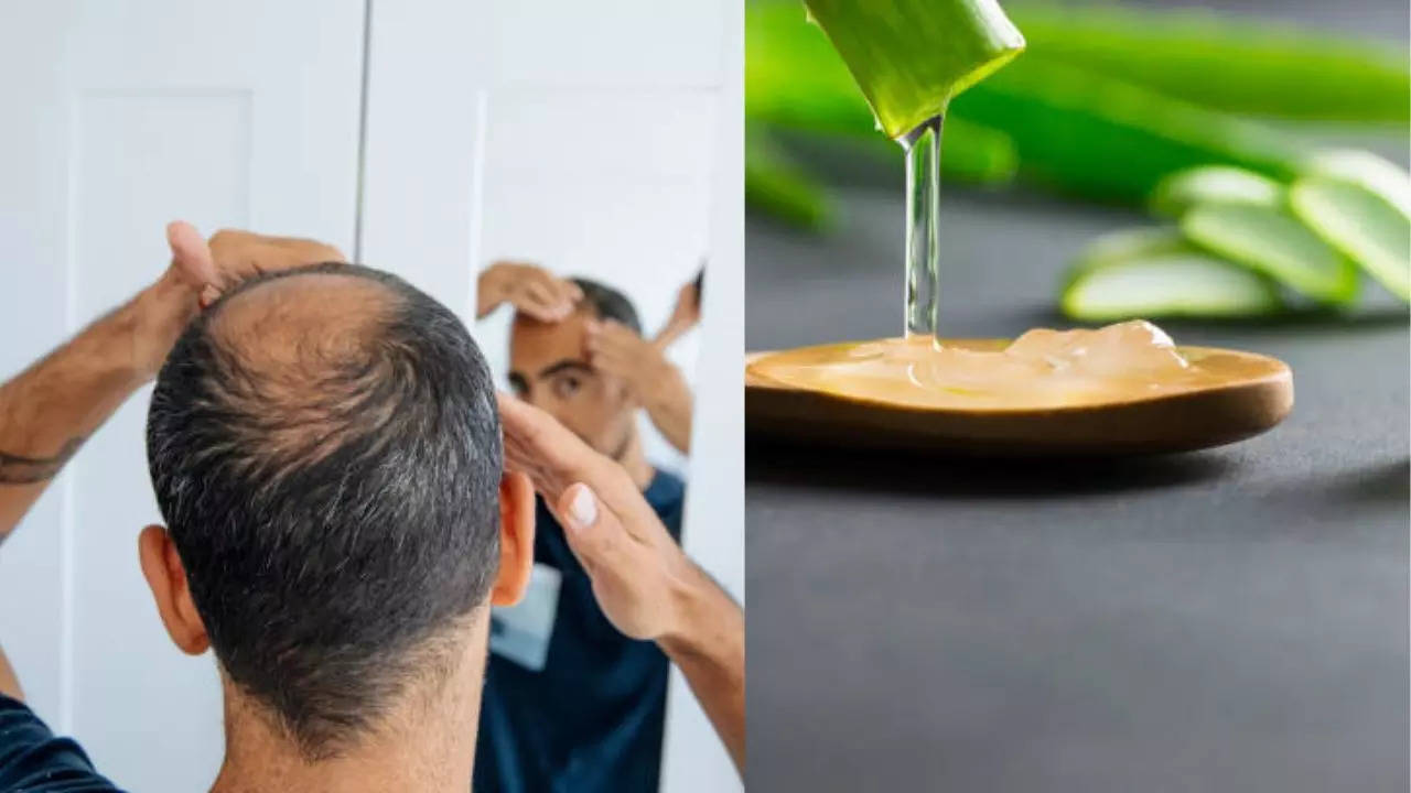 Aloe Vera Gel for hair care