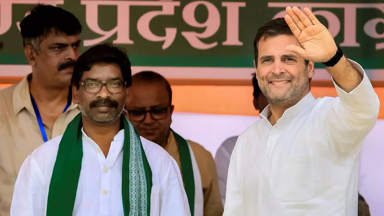 rahul gandhi hemant soren