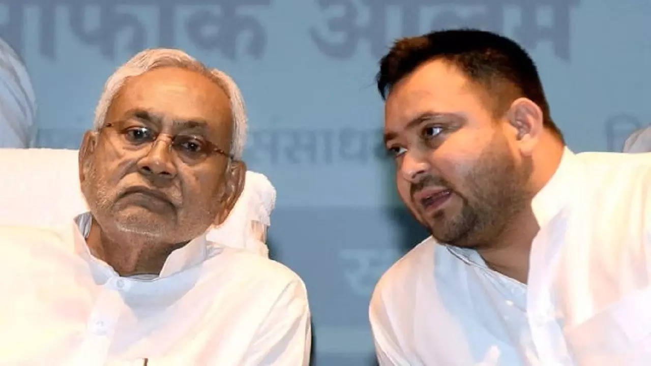 nitish kumar and tejashwi yadav