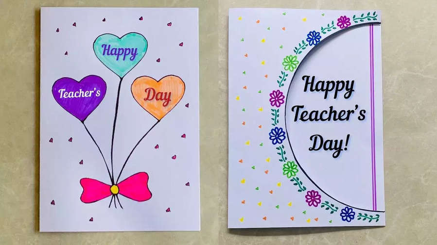 Happy Teachers Day Greeting Cards for kids