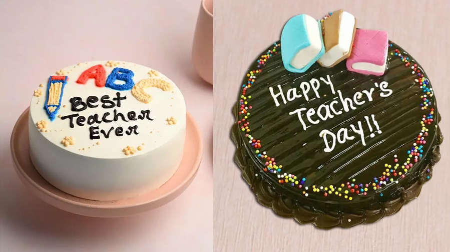 Happy Teachers Day 2024 LIVE Cake designs