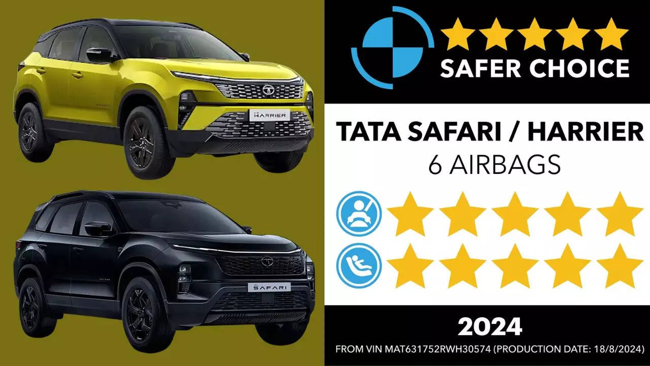 Tata Safari And Harrier Safer Choice Award