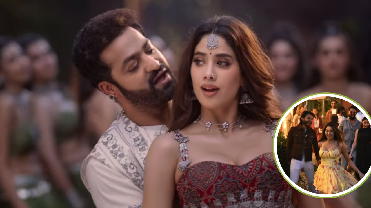 JR NTR and Janhvi Kapoor Dance on Daavudi Goes Viral