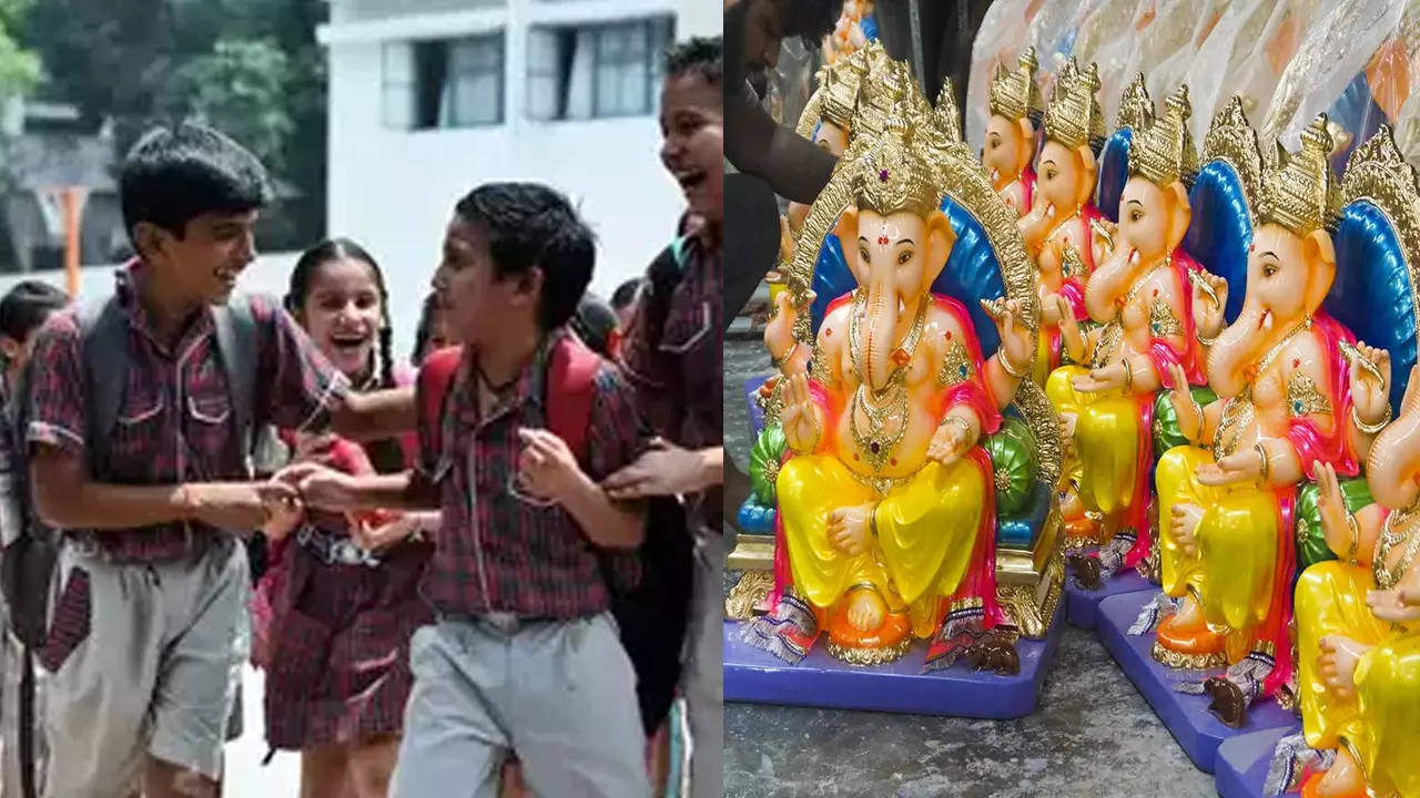 ganesh chaturthi school holiday in maharashtra, up, delhi, gujarat and other states: ganesh chaturthi school closed news