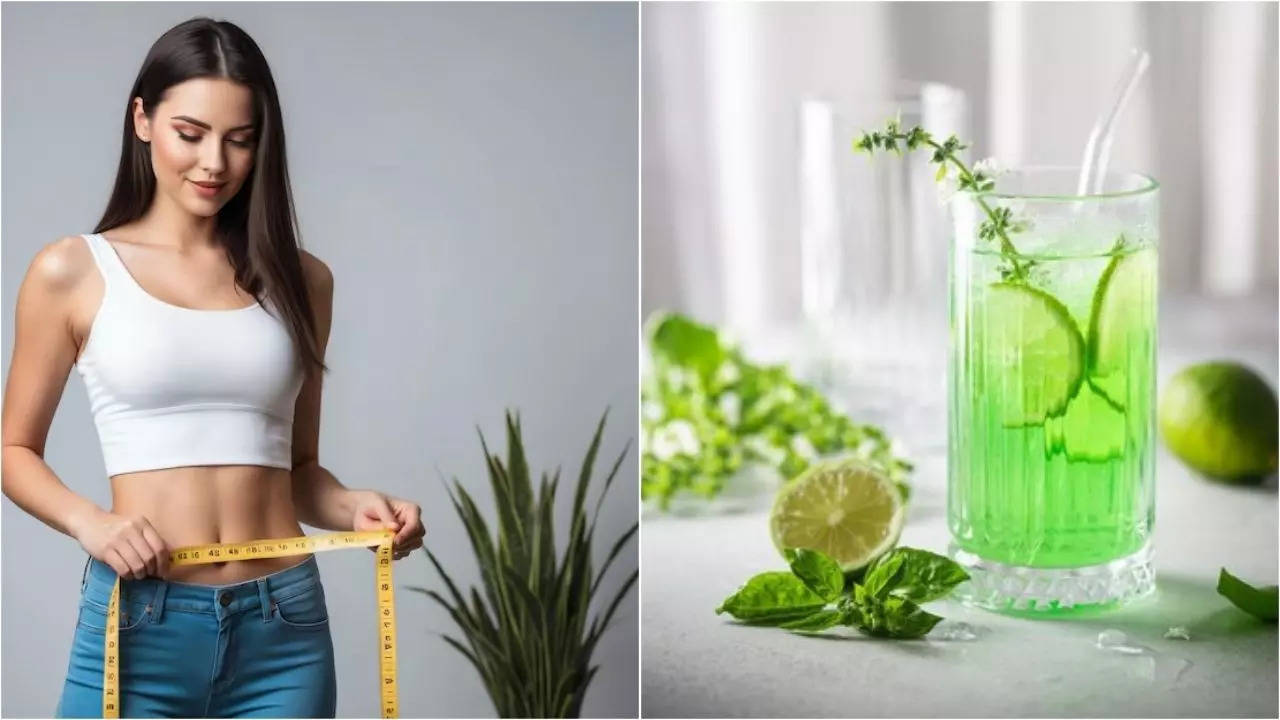 if you are troubled by stubborn body fat then make this green water jaljeera at home and drink it will reduce your sagging belly within a month in hindi