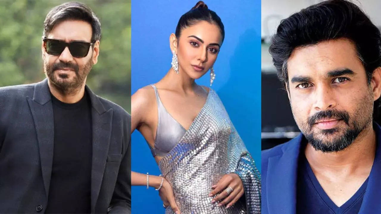 Ajay Devgn, Rakulpreet and R Madhavan