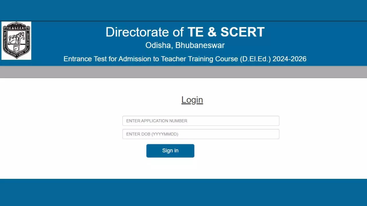 odisha deled admit card 2024 odisha deled admit card released at scert samsodisha gov in direct download link here