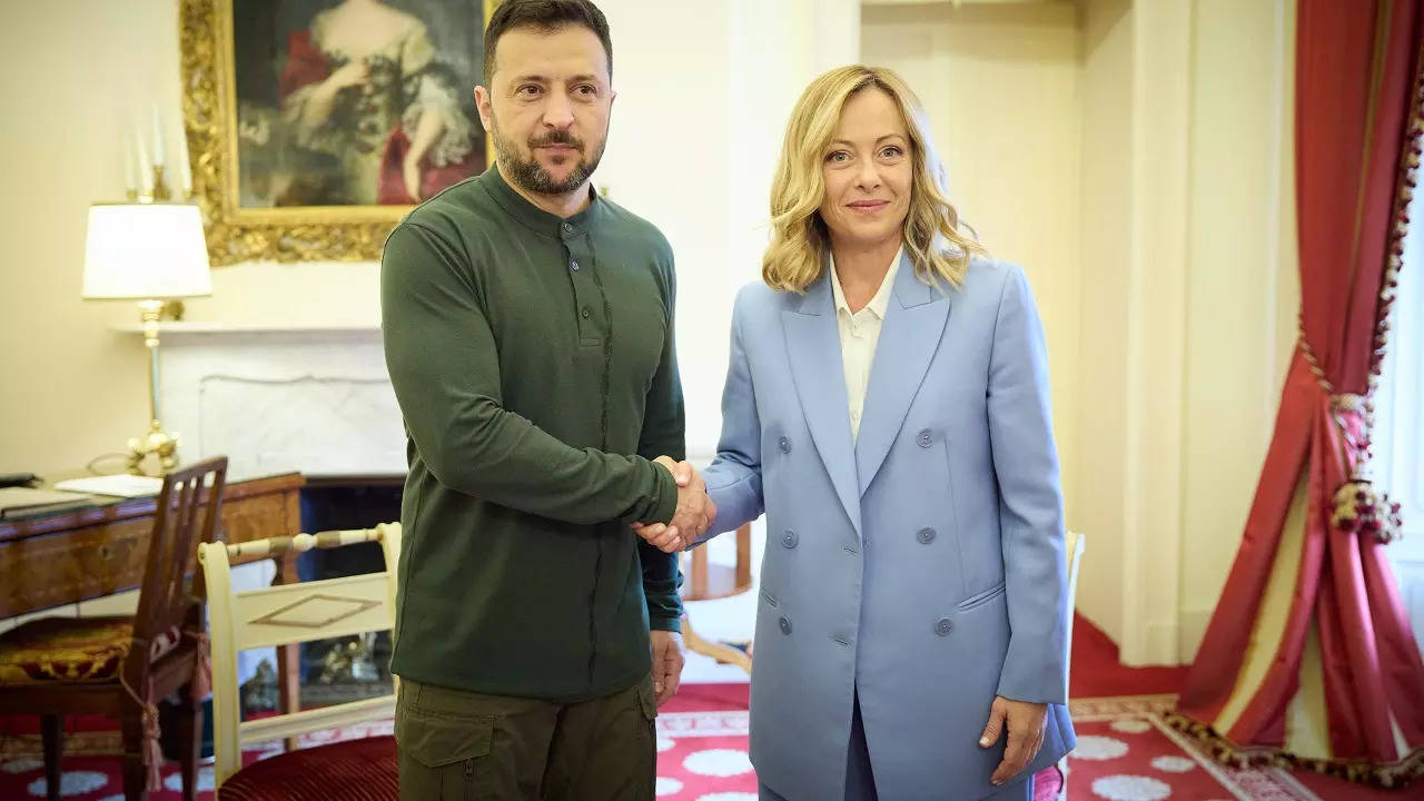 Zelenskyy meets Meloni