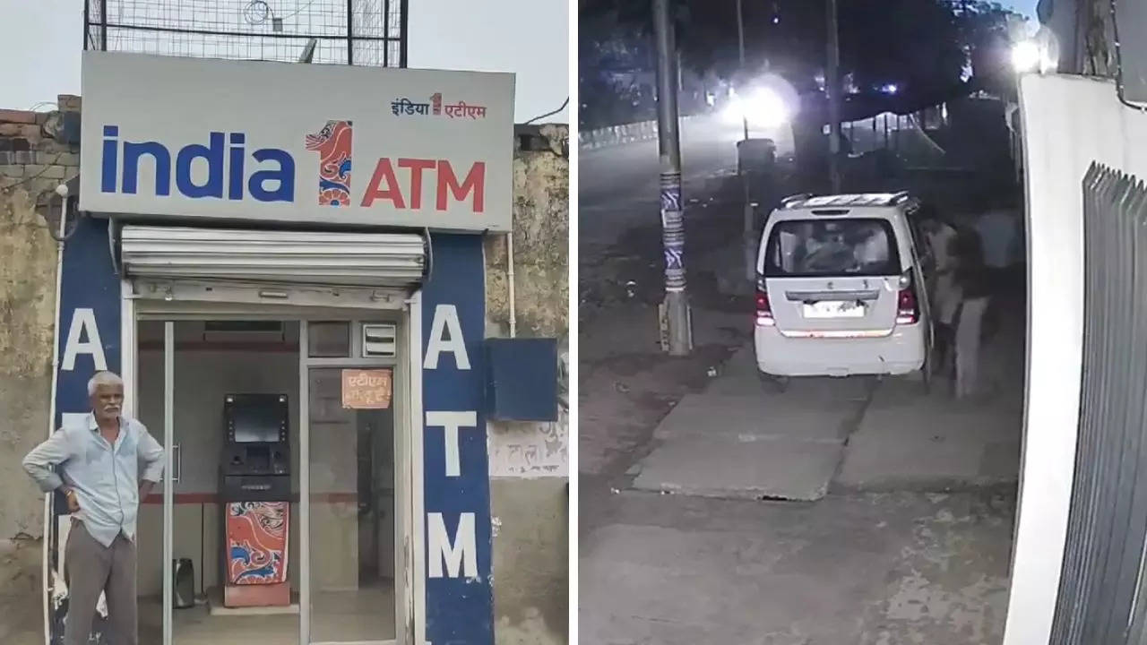 batteries stolen from an atm for second time in a week in ghaziabad