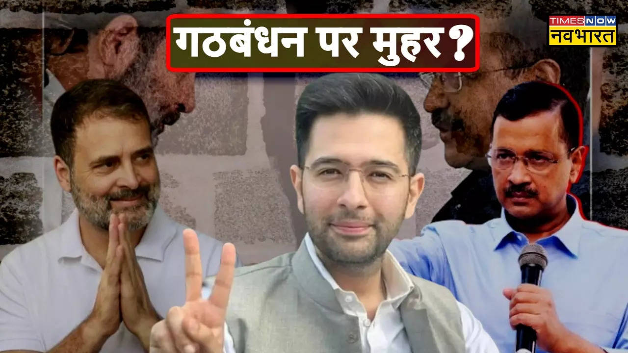 congress aap trying for alliance by setting aside personal aspirations claim raghav chadha