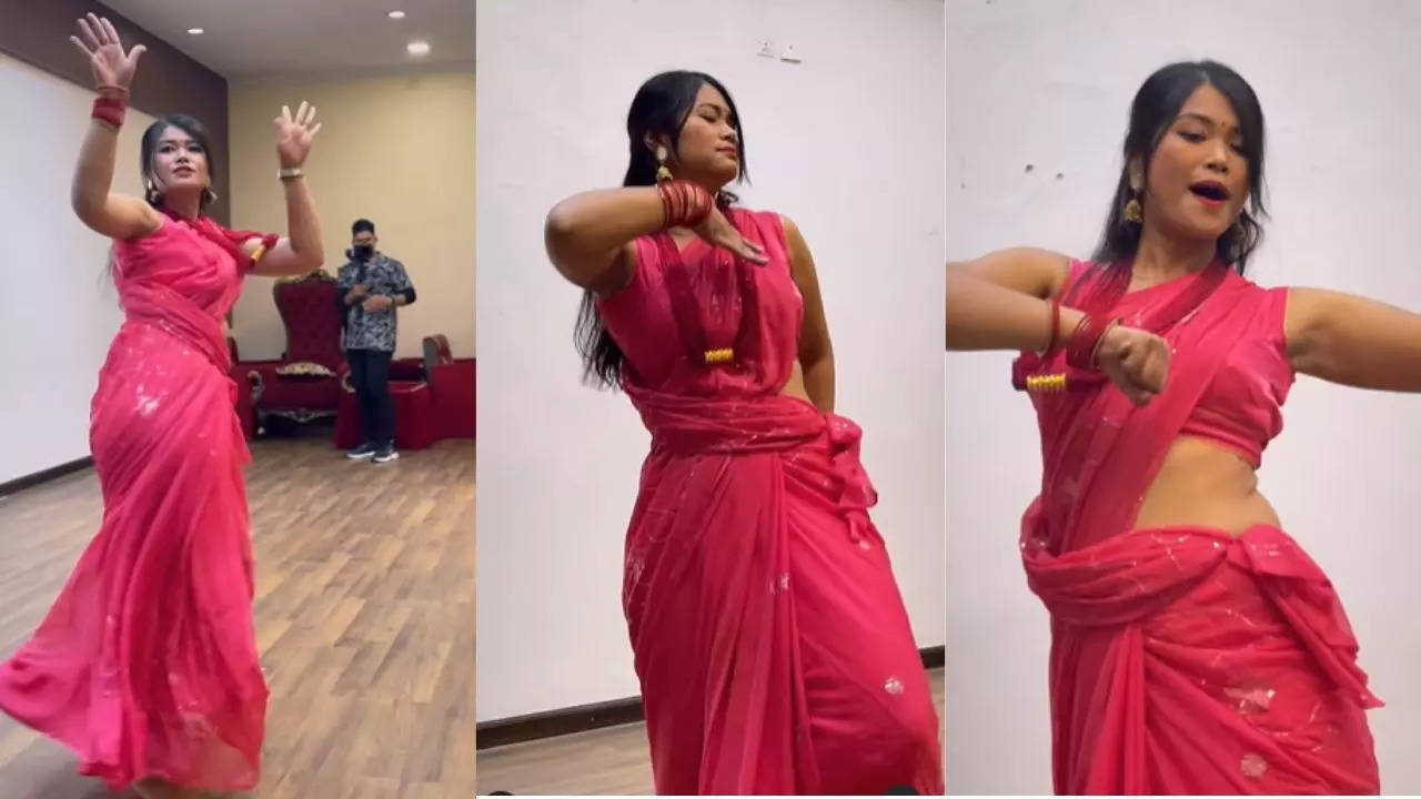 desi bhabhi dance on makhna song in teej festival party video goes viral