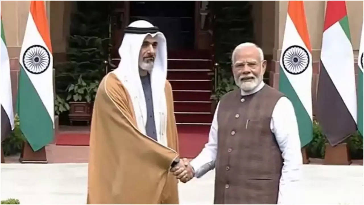 Abu Dhabi Crown Prince meets PM Narendra Modi