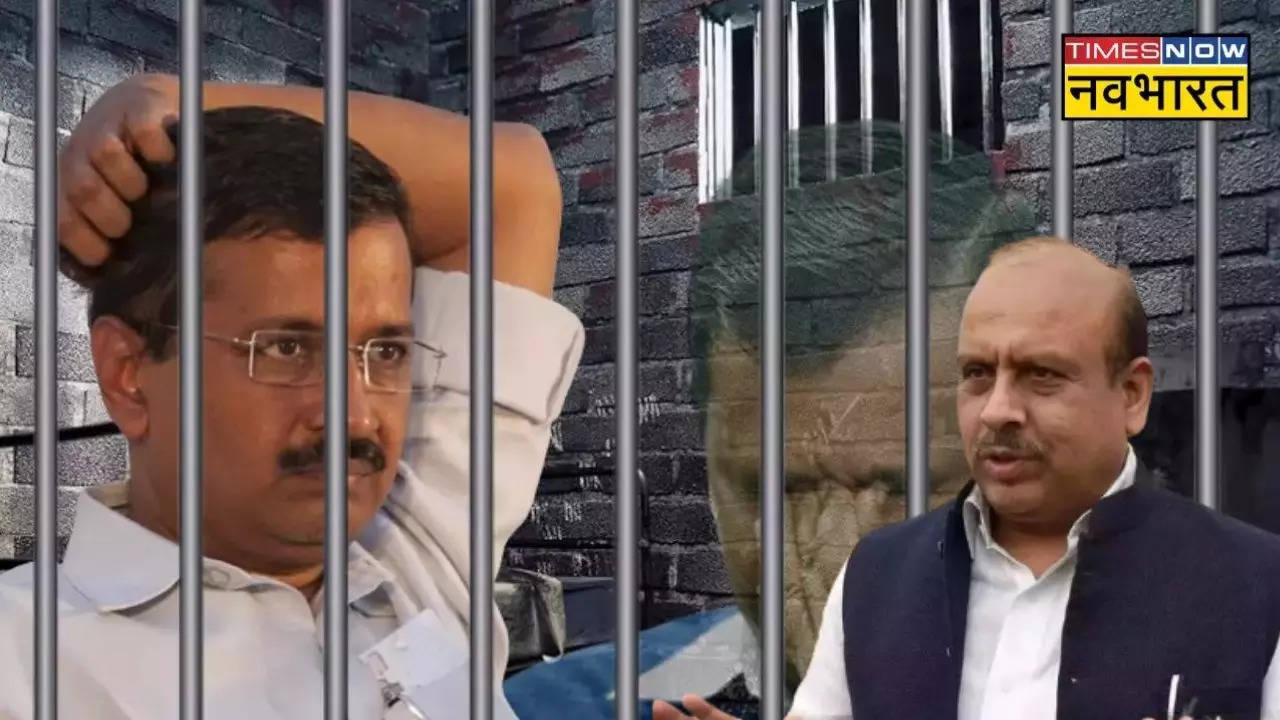 bjp slams aap and ask how arvind kejriwal is running the government from jail