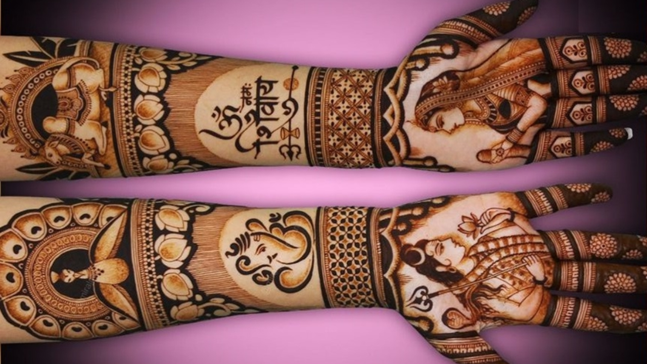 Karwa Chauth Mehndi Design: करवा चौथ की कर रही हैं तैयारी? तो अभी से चूज़ करले मेहंदी की लेटेस्ट डिजाइन्स, देखें Mehndi Design Photo