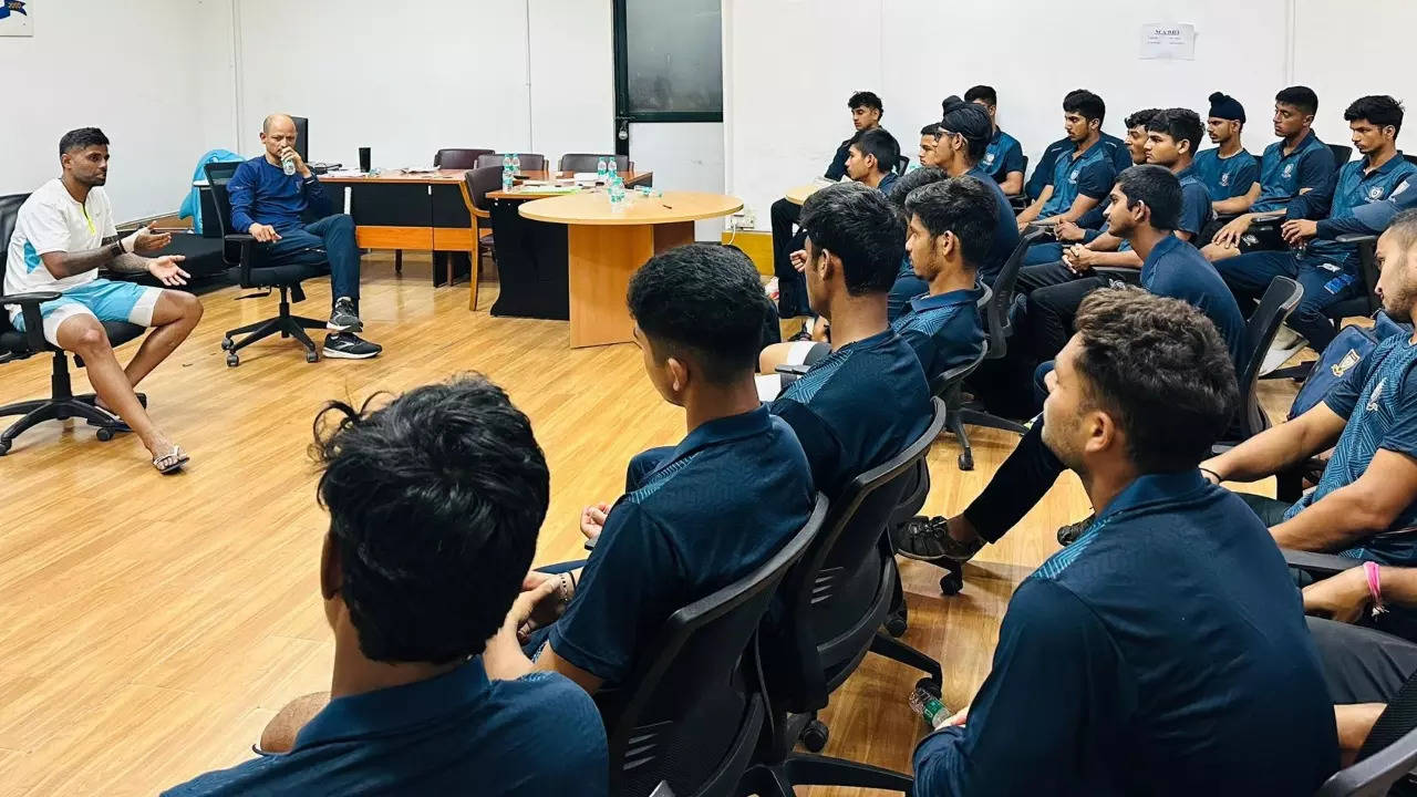 Suryakumar Yadav with India U19 Team