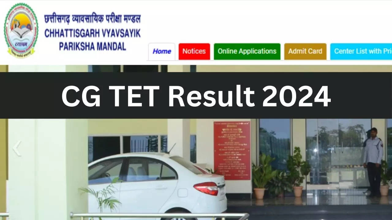 CG TET Result 2024, Chhattisgarh TET Result 2024