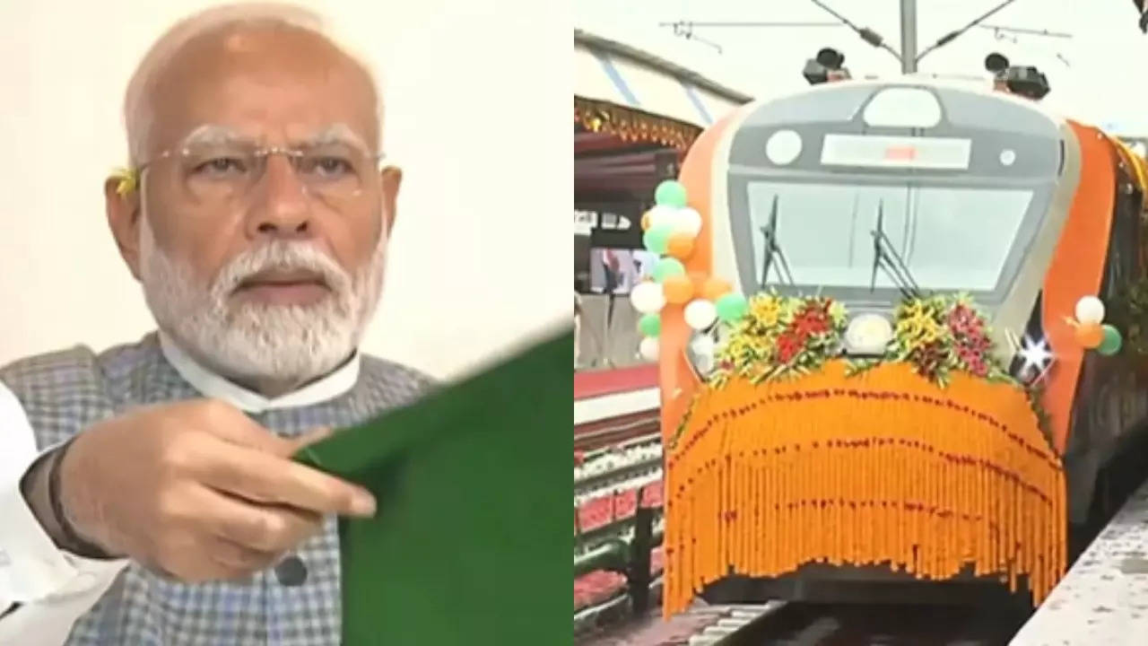 PM Modi Flagged Off Vande Bharat Trains