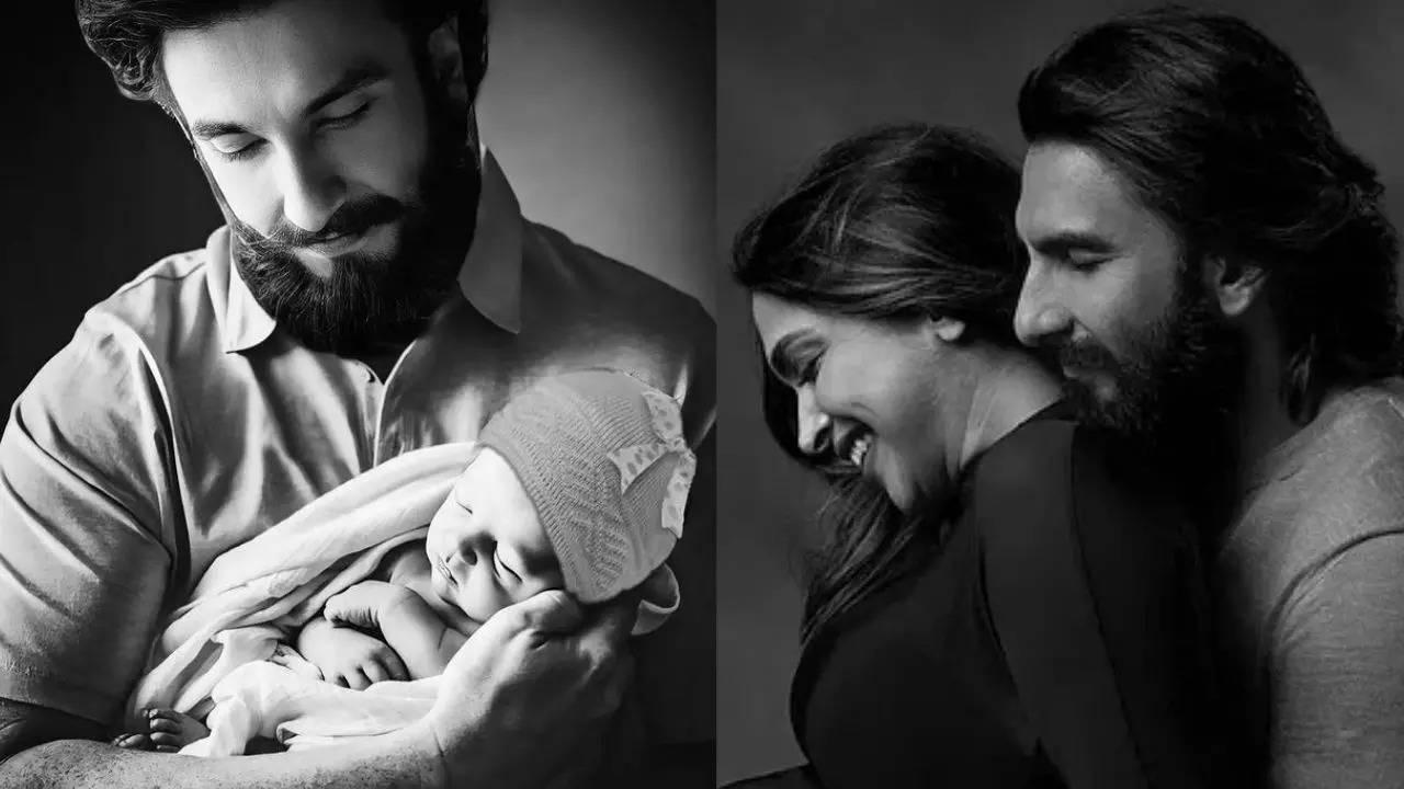 deepika ranveer baby girl first pic ranveer singh holds baby in arms ai pic viral FACT CHECK: बेटी को गोद में लिए निहारते नजर आए Ranveer Singh, नन्ही जान की पहली तस्वीर