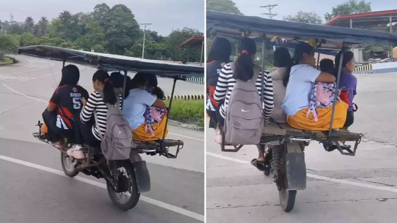 jugaad video made bike like chariot and sit so many people on it you will shocked to see