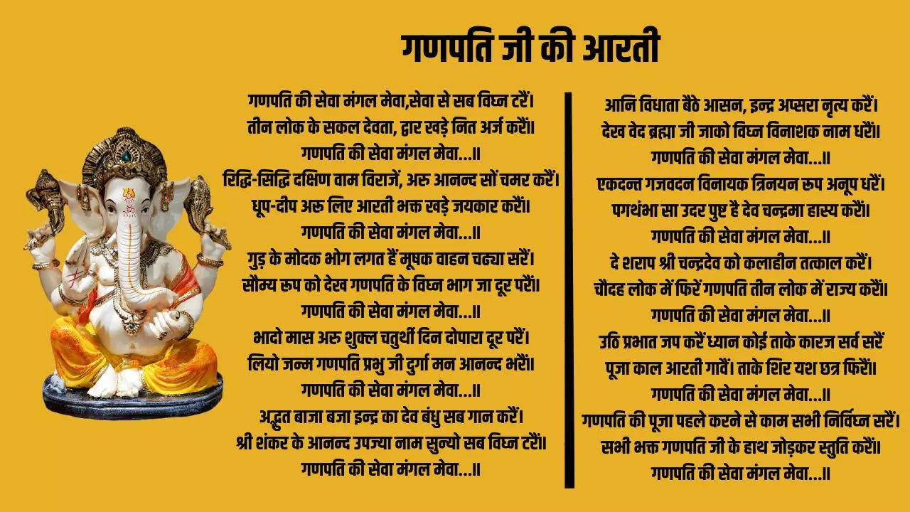 Ganpati Ji Ki Aarti Lyrics