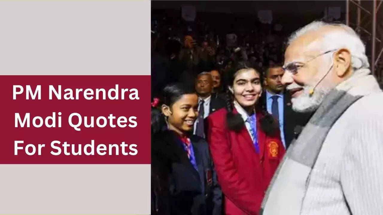 PM Narendra Modi Quotes For Students In Hindi