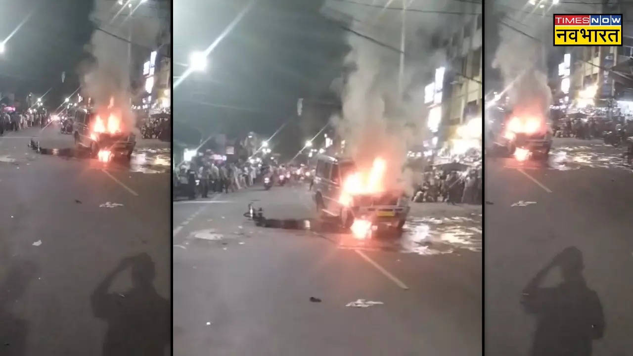 Lucknow Car Fire