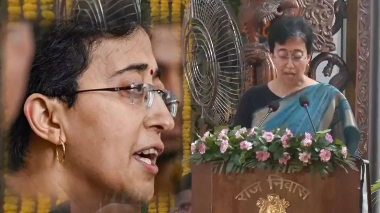 Atishi Take Oath