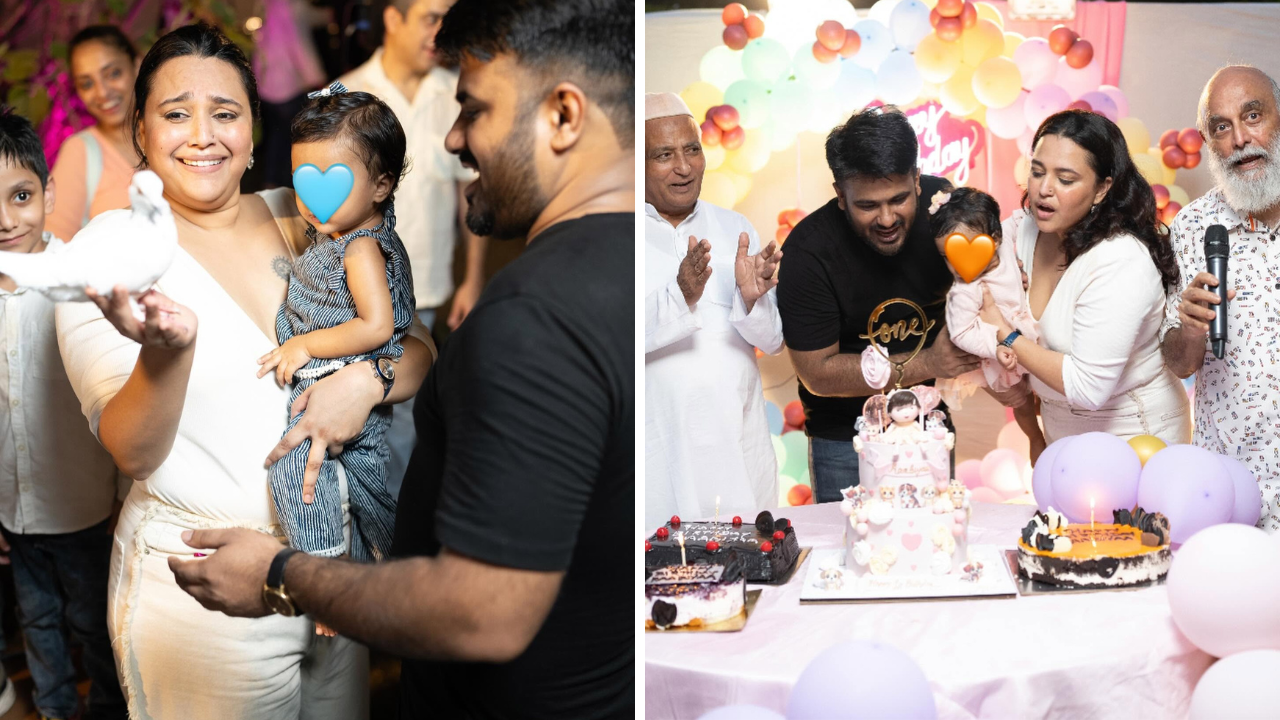 Swara Bhasker-Fahad Ahmad's Celebrate First Birthday of Daughter Raabiyaa