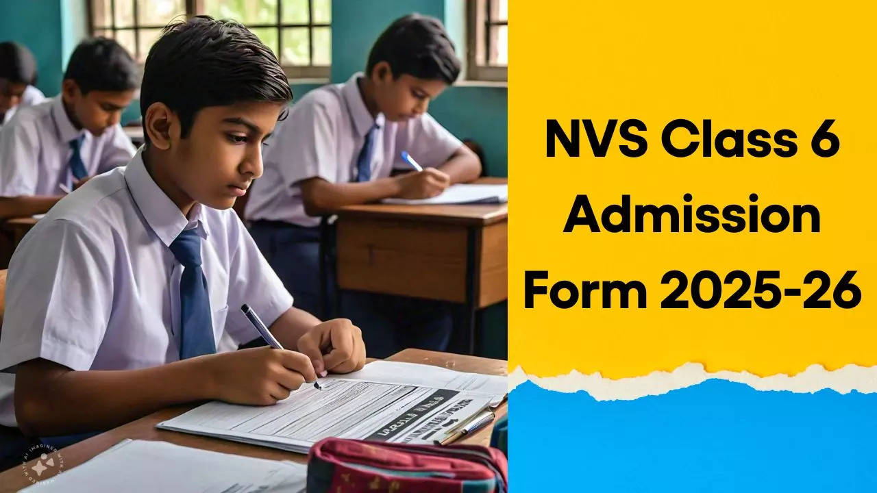 NVS Class 6 Admission Form 2025-26