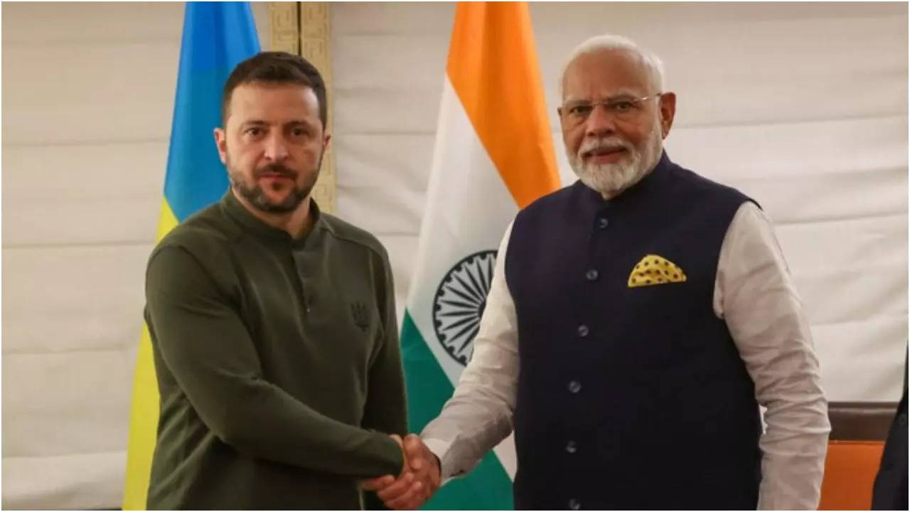 Volodymyr Zelensky-PM Modi