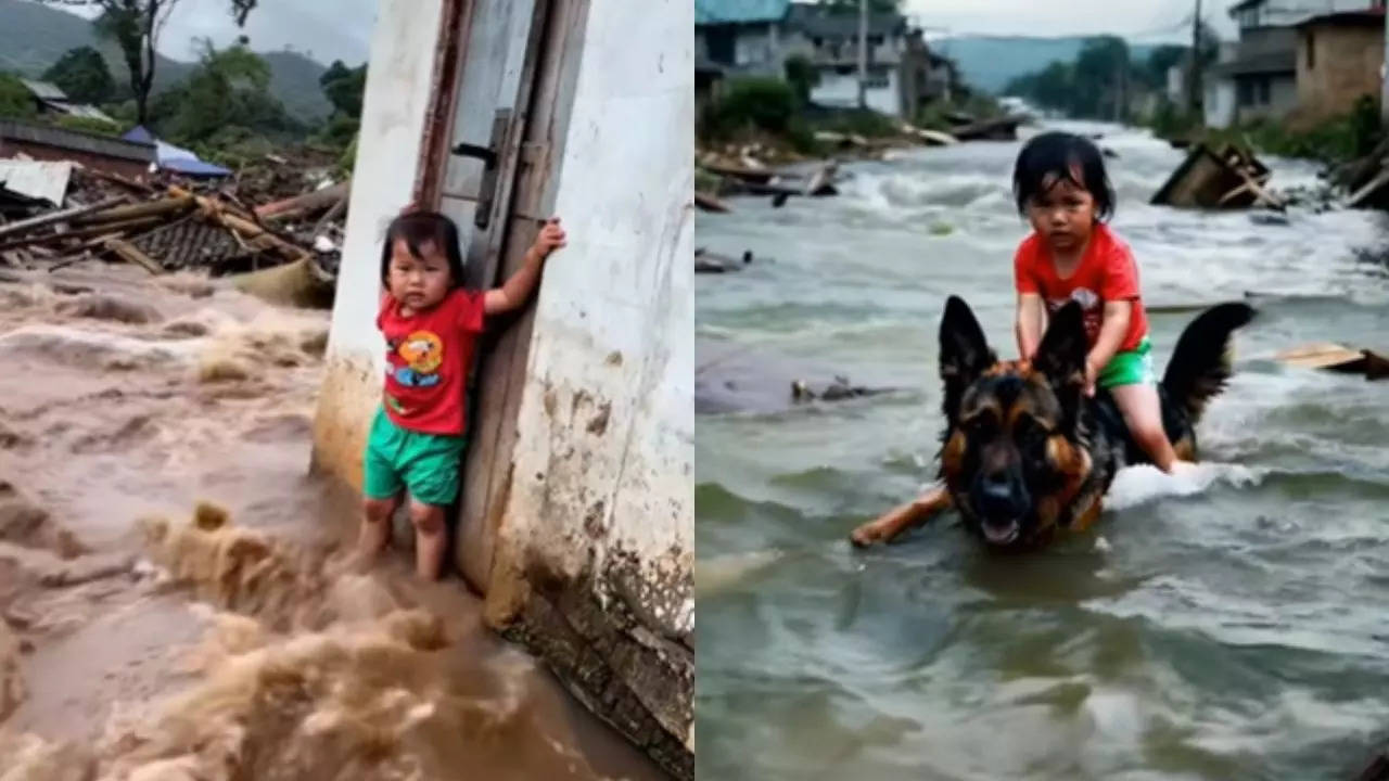 Dog Rescues Baby Viral Video