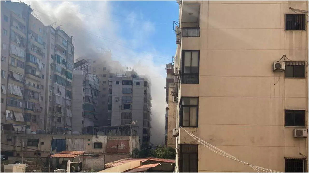 Israel Air Strike in Beirut