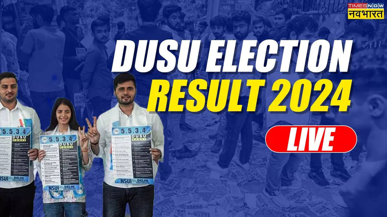 DUSU Election Result 2024 LIVE: एबीवीपी और एनयूएसआई के बीच कांटे का मुकाबला, हाईकोर्ट के आदेश के बाद शुरू होगी काउंटिंग