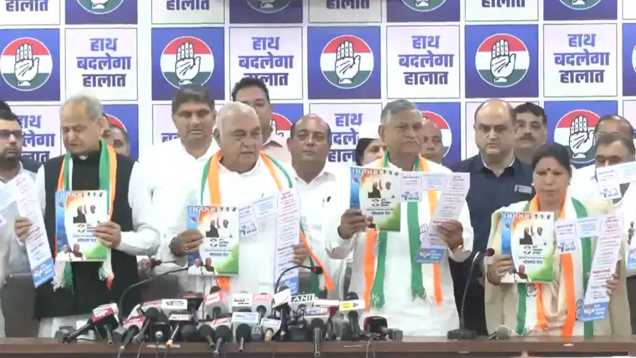 Congress releases election manifesto