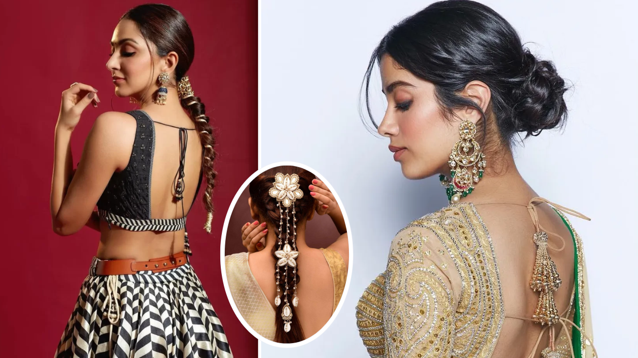 Navratri hairstyle